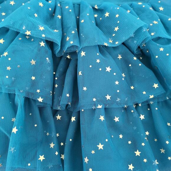 Toddler Girls turquoise tull skirt jersey long sleeve Dress size 2T NNT - Picture 2 of 8